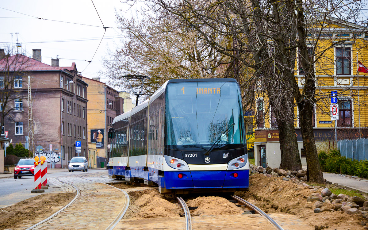 Riia, Škoda 15T ForCity Alfa Riga № 57201