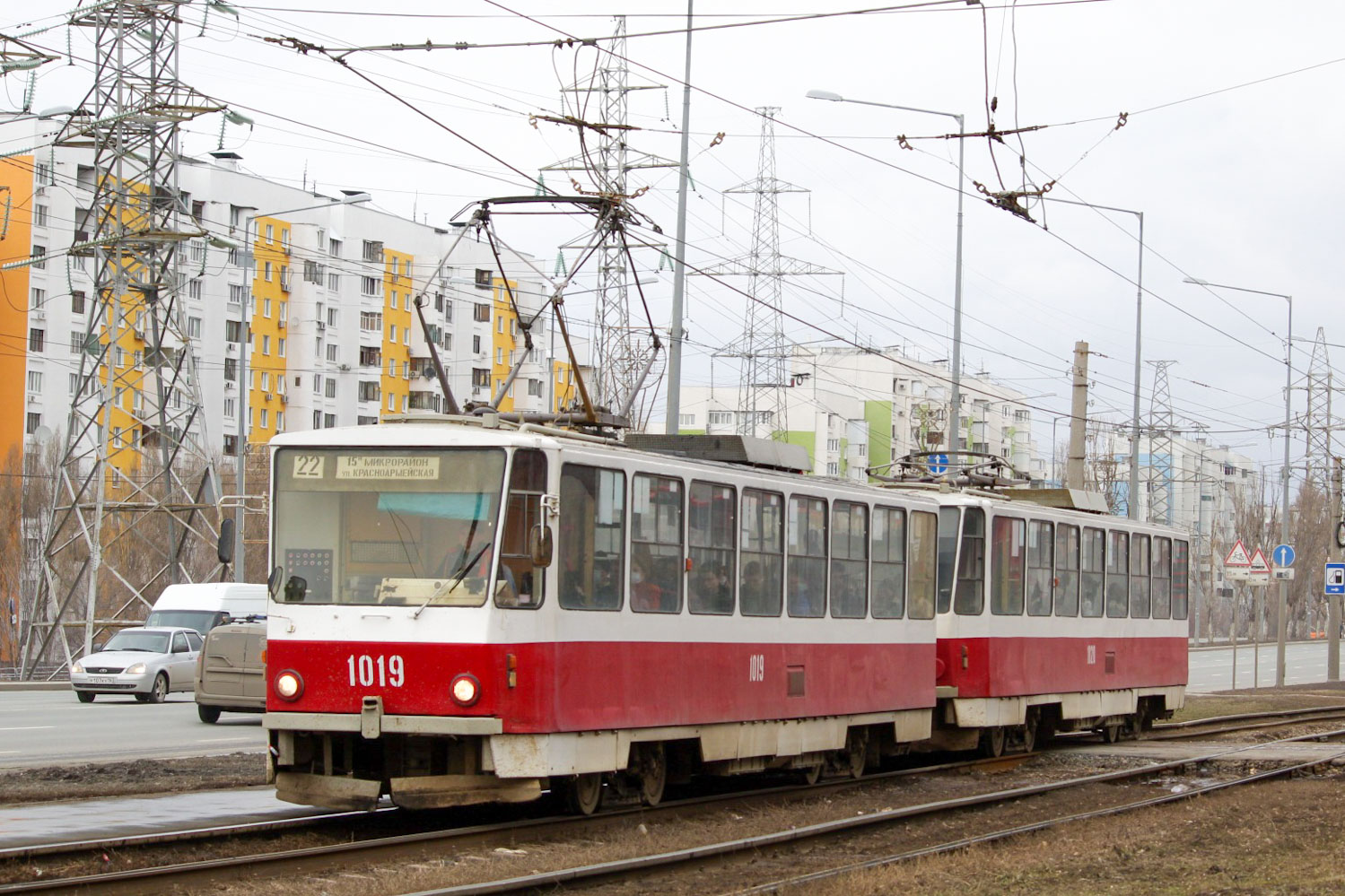 Самара, Tatra T6B5SU № 1019