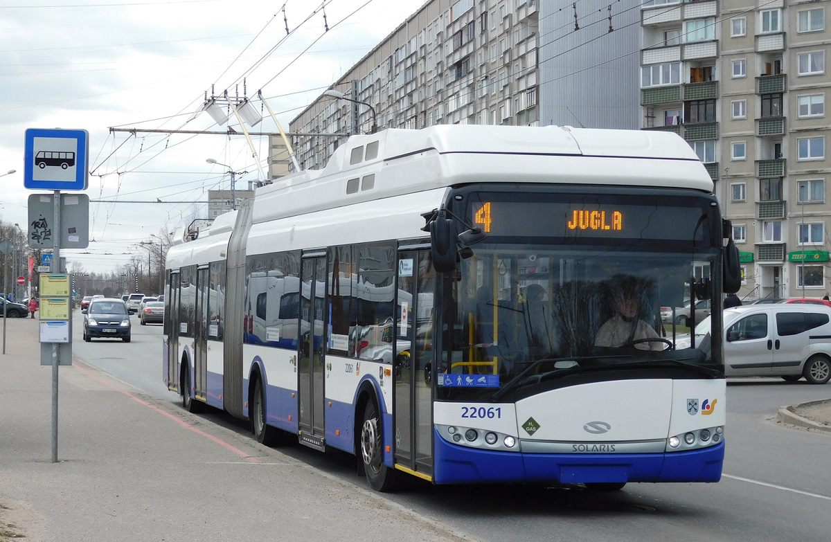 Рига, Solaris Trollino III 18,75 H2 № 22061