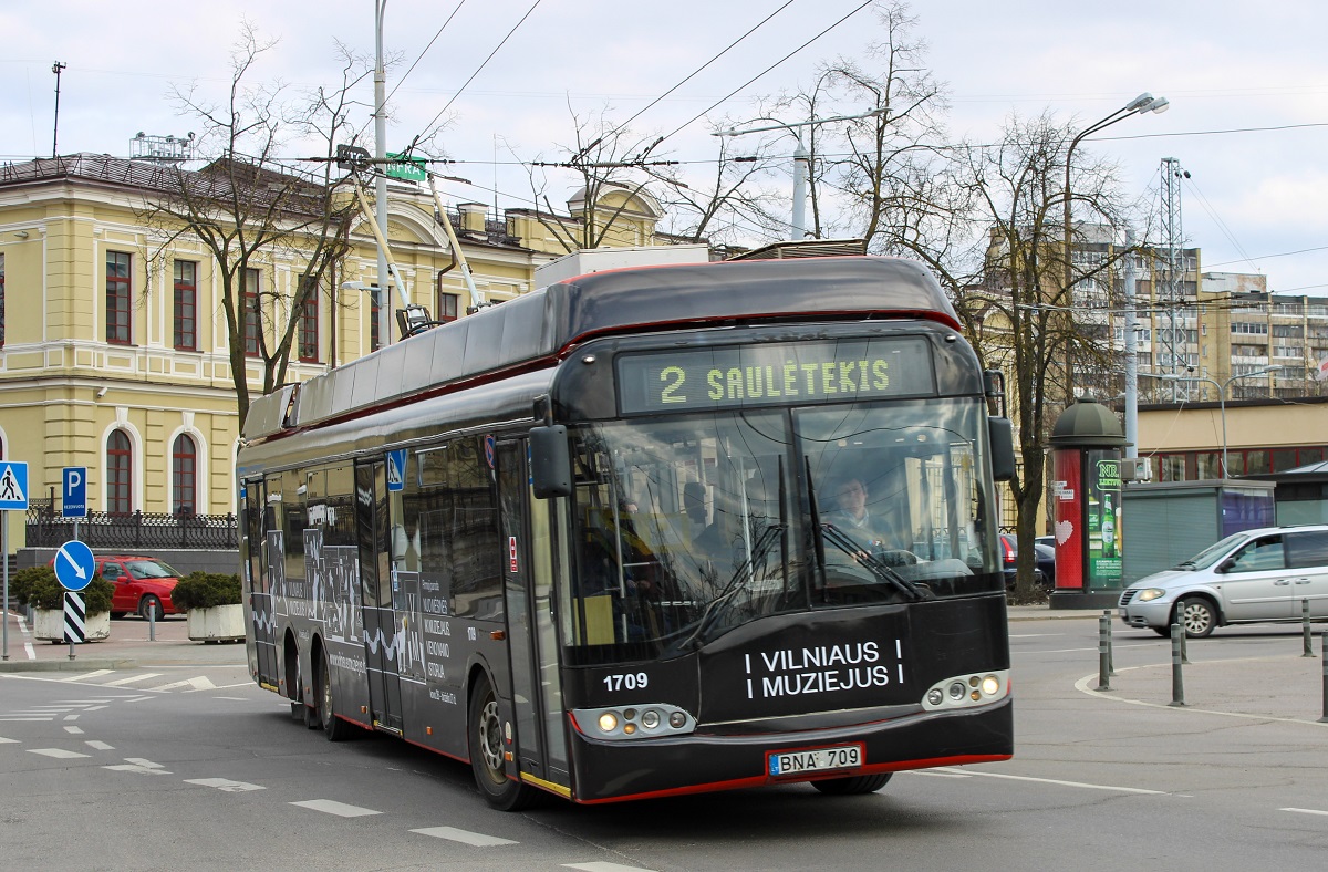 Вильнюс, Solaris Trollino II 15 AC № 1709