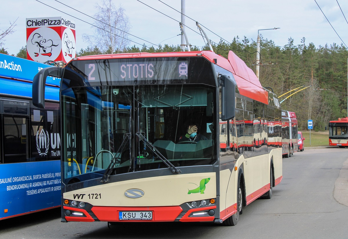 Вильнюс, Solaris Trollino IV 12 Škoda № 1721