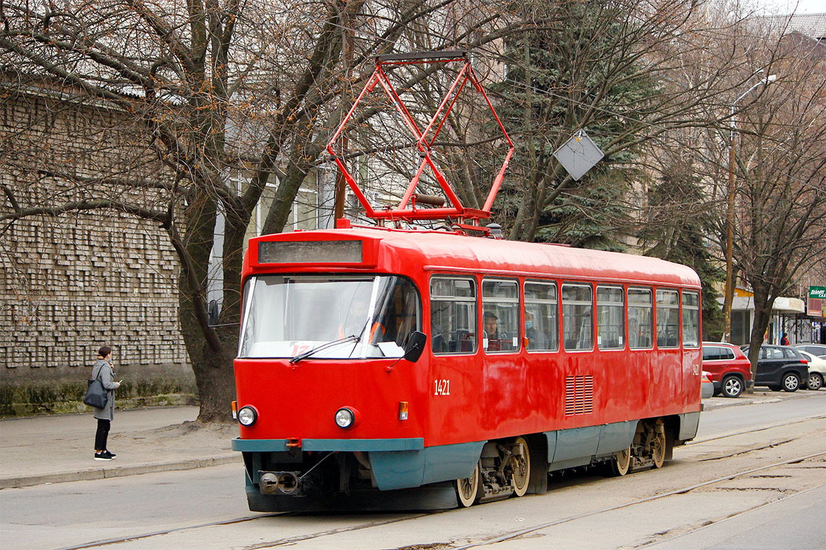 Днепр, Tatra T4DM № 1421