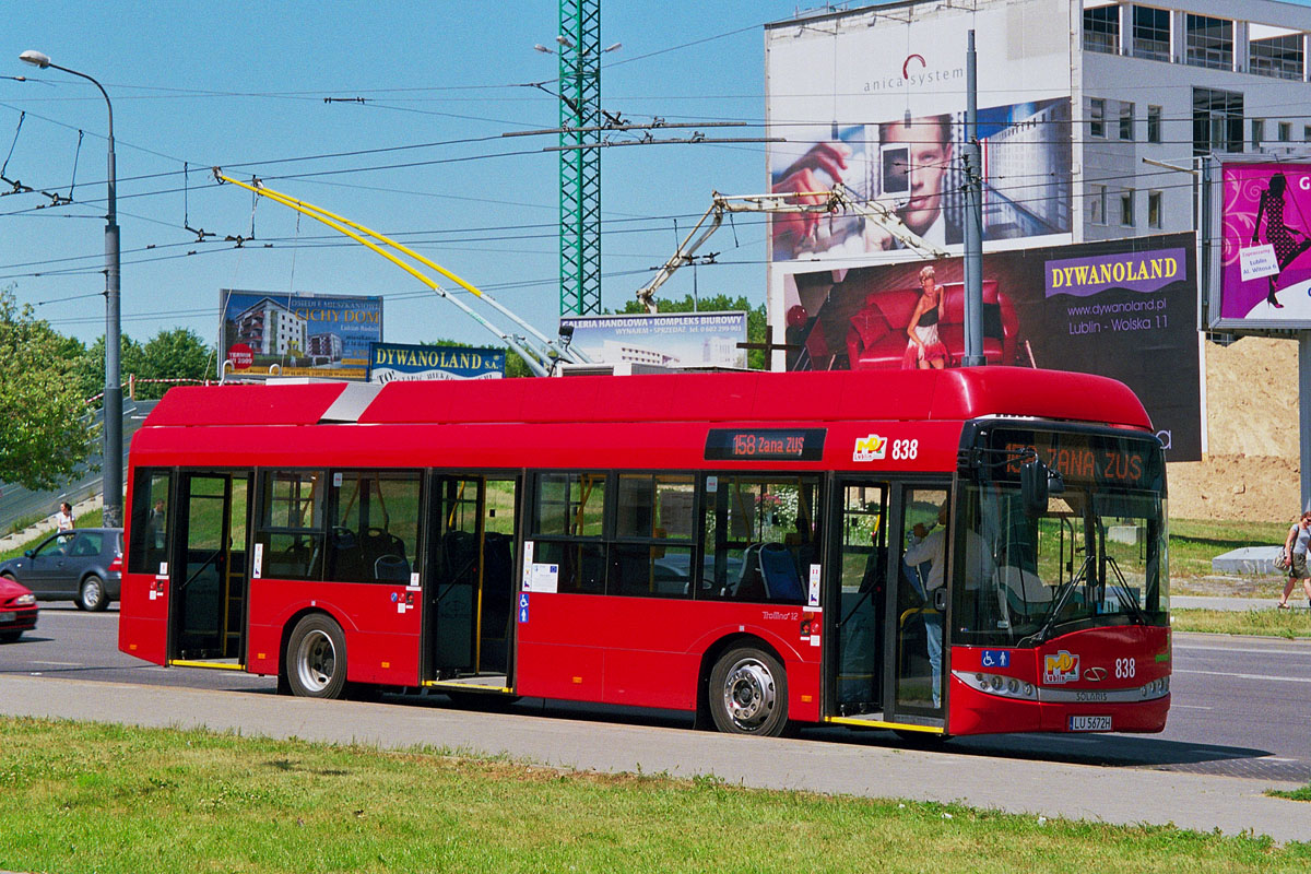 Lublin, Solaris Trollino III 12 AC Nr. 838