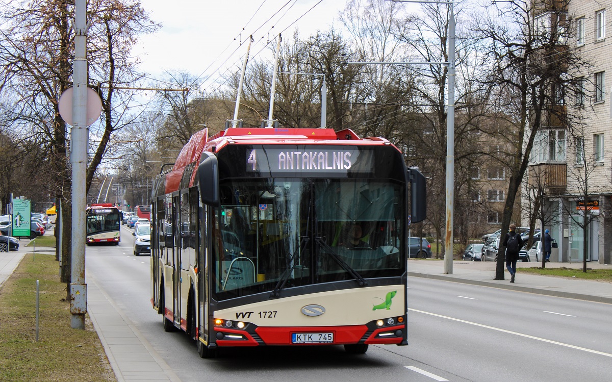 Vilna, Solaris Trollino IV 12 Škoda # 1727