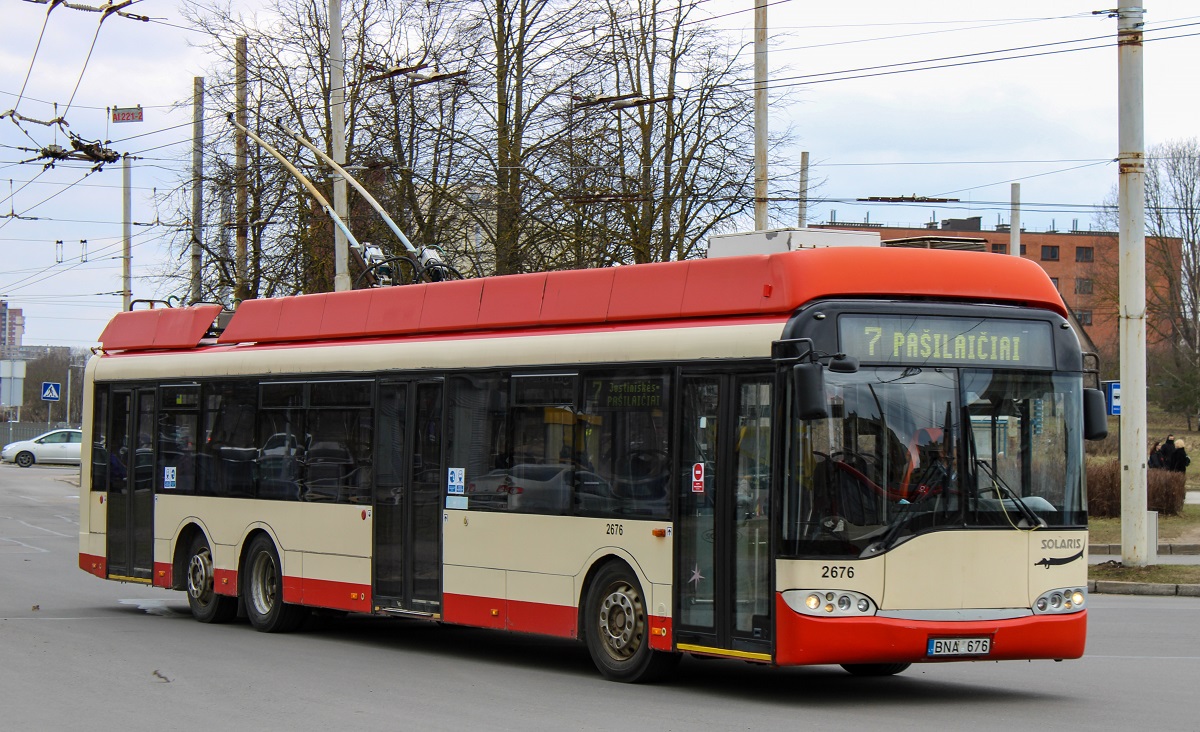 Вильнюс, Solaris Trollino II 15 AC № 2676
