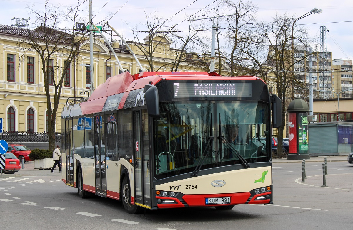 Вильнюс, Solaris Trollino IV 12 Škoda № 2754