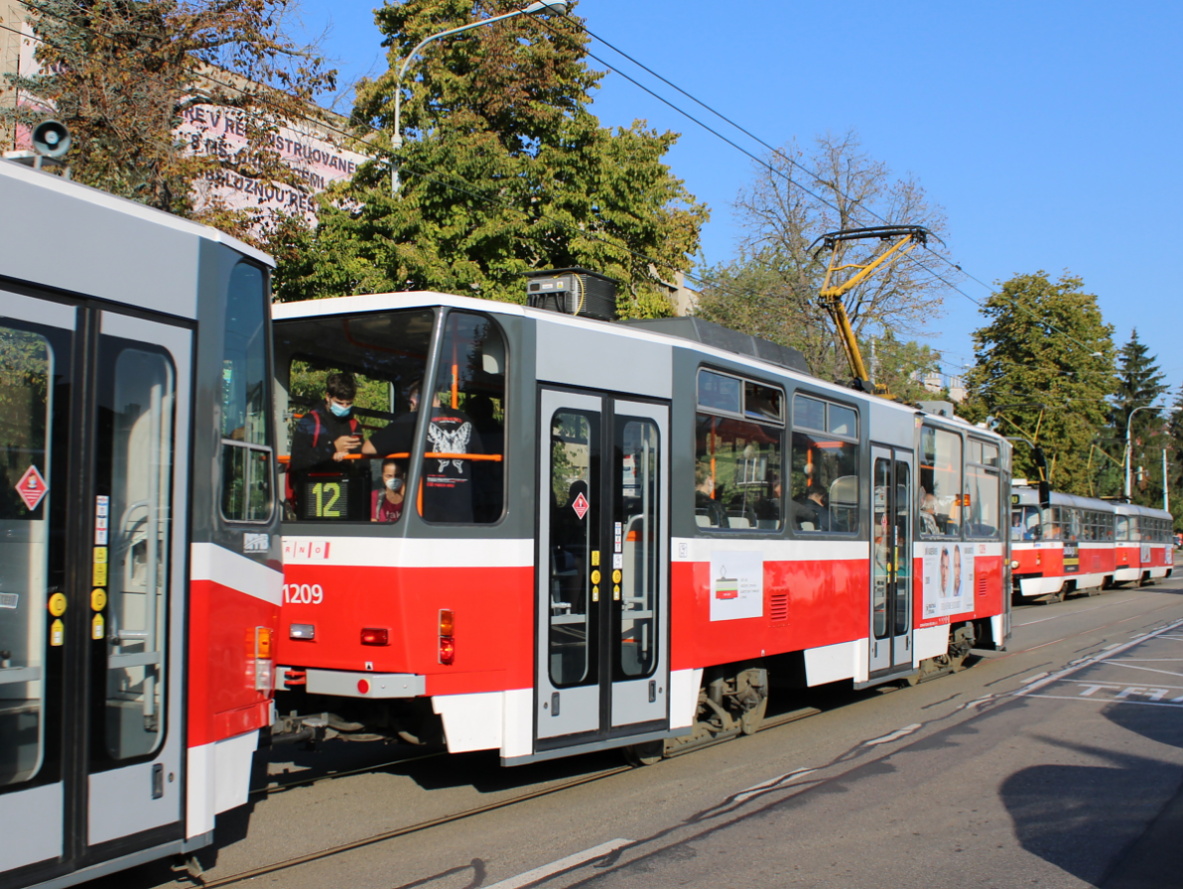 Брно, Tatra T6A5 № 1209