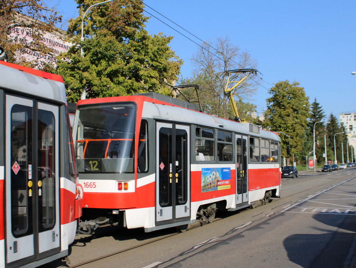 Брно, Tatra T3R (1995) № 1665