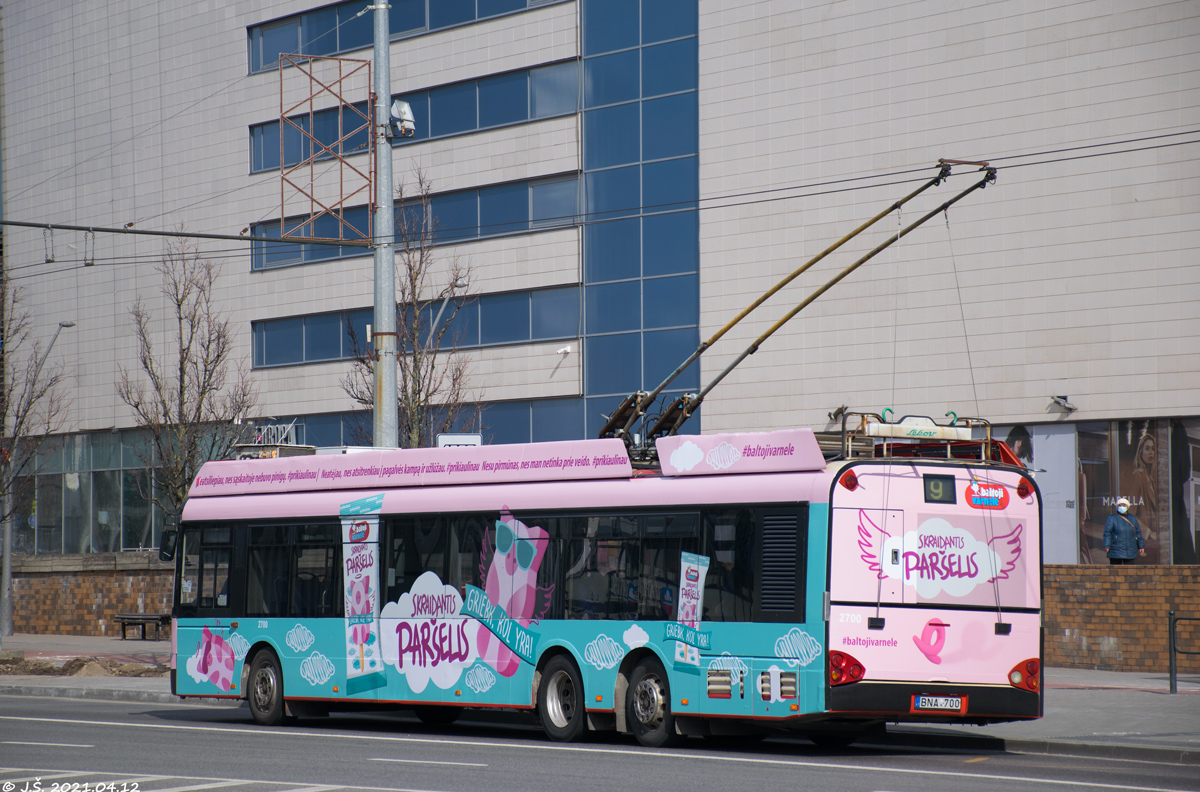 Вильнюс, Solaris Trollino II 15 AC № 2700