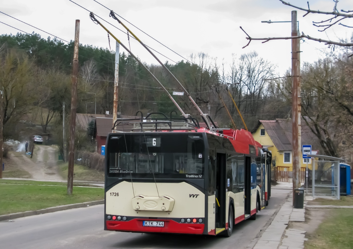 Vilnius, Solaris Trollino IV 12 Škoda N°. 1726