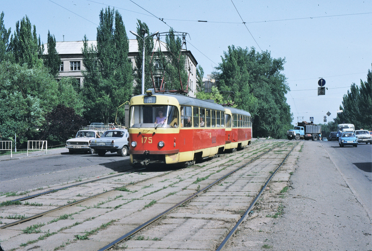 Донецк, Tatra T3SU № 175; Донецк — Фотографии Matti и Томаса Фишера — 06.1992