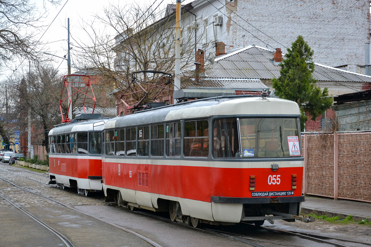 Краснодар, Tatra T3SU КВР МРПС № 055