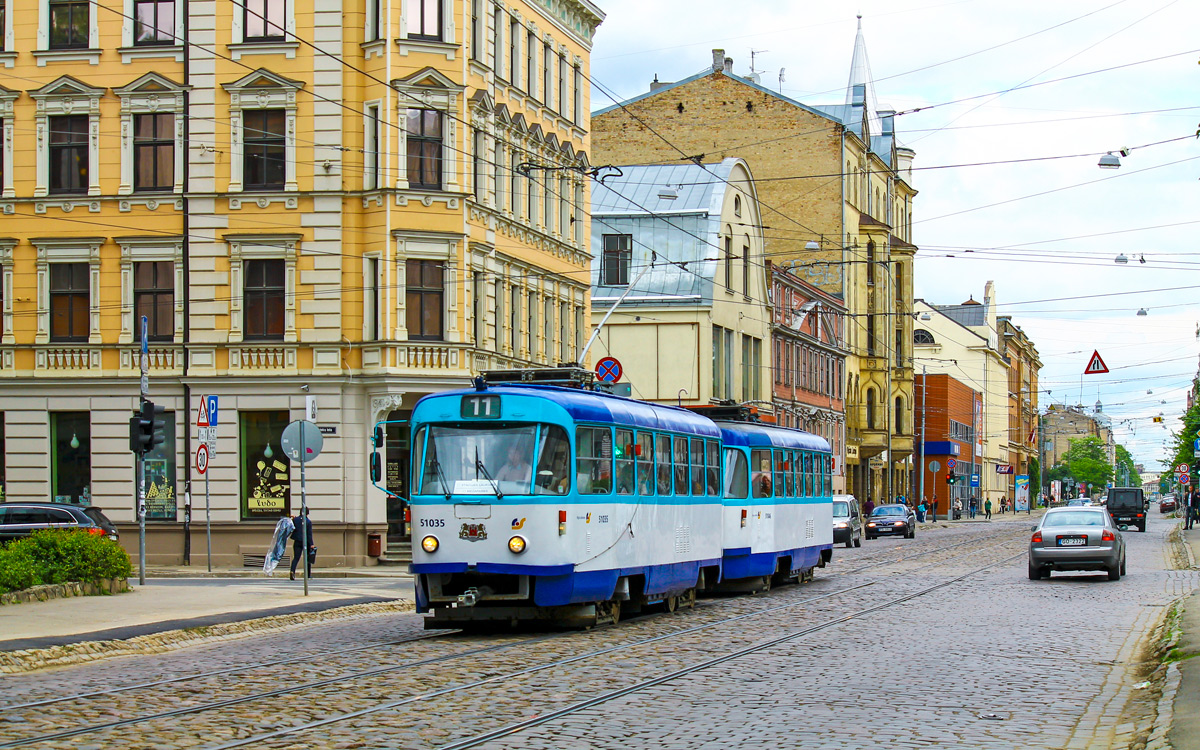 Рига, Tatra T3A № 51035