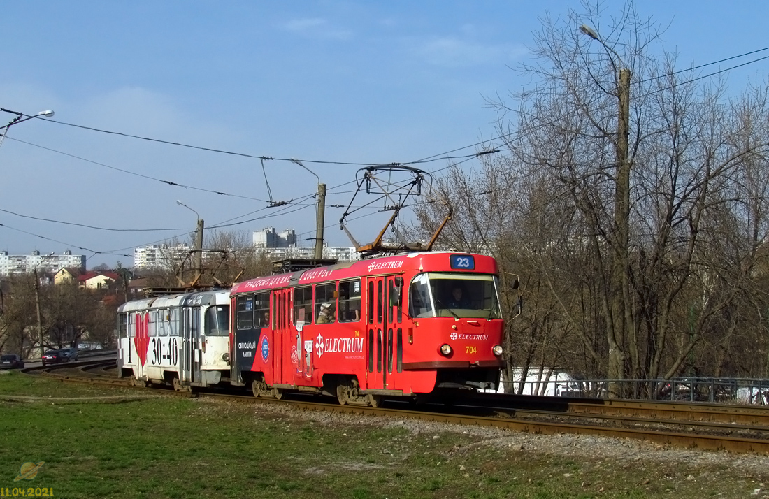 Харьков, Tatra T3A № 704