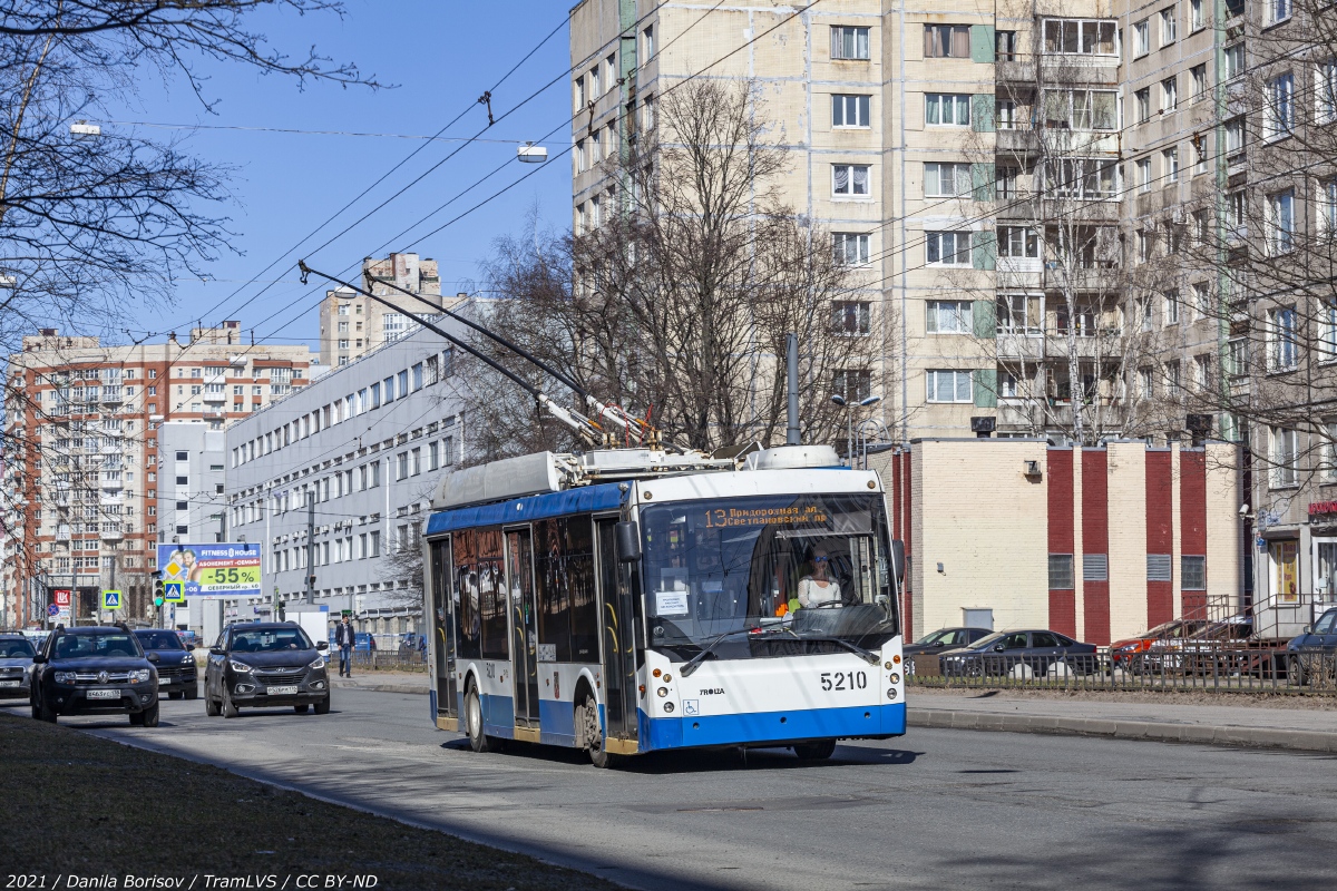 Санкт-Петербург, Тролза-5265.00 «Мегаполис» № 5210