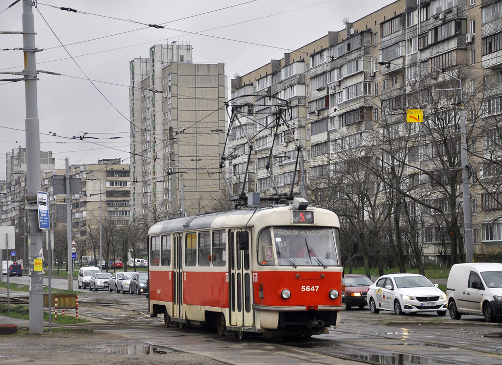 Киев, Tatra T3 № 5647