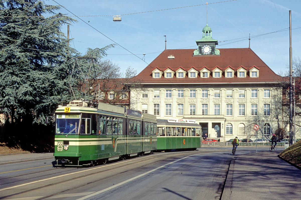 Берн, SWS/BBC Be 8/8 № 722