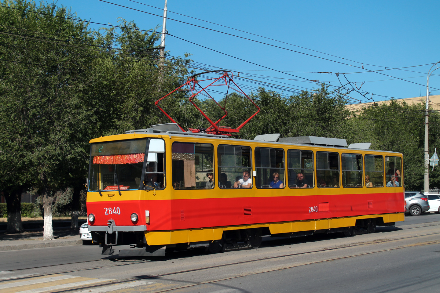 Волгоград, Tatra T6B5SU № 2840