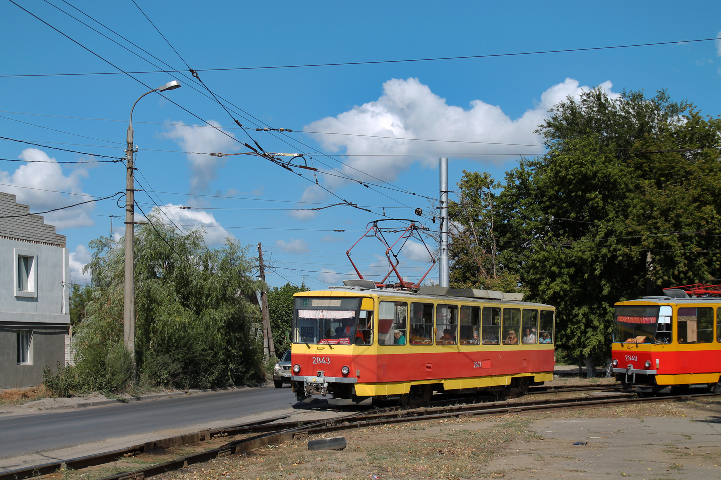 Волгоград, Tatra T6B5SU № 2843