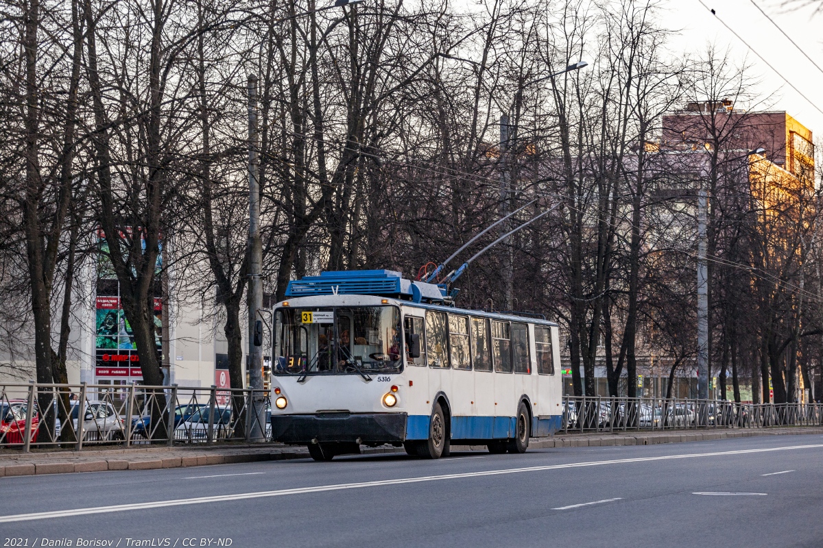 Санкт-Петербург, ВЗТМ-5284 № 5316