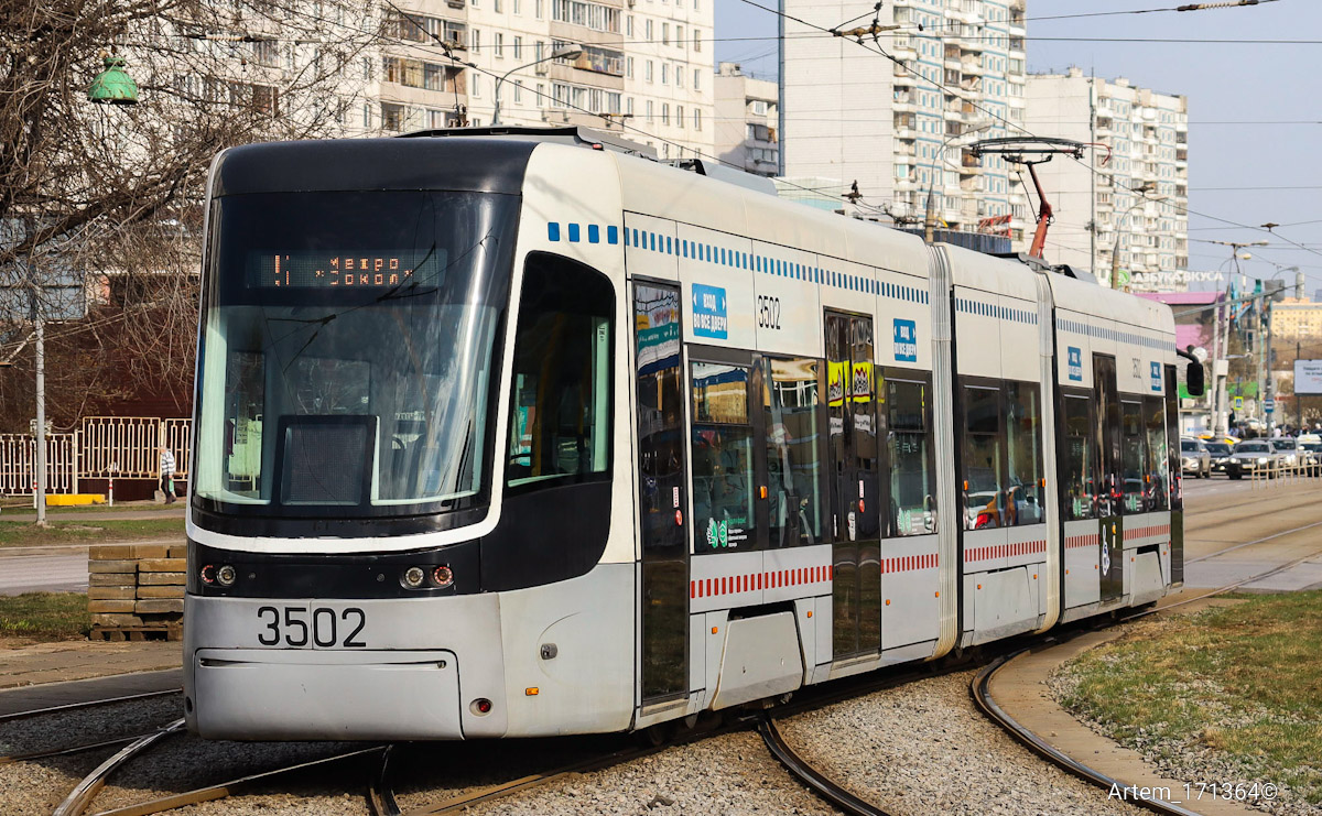 Москва, 71-414 (Pesa Fokstrot) № 3502