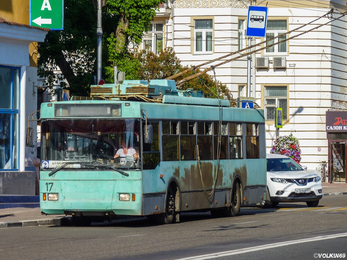 Тверь, Тролза-5275.05 «Оптима» № 17; Тверь — Последние годы тверского троллейбуса (2019 — 2020 гг.)