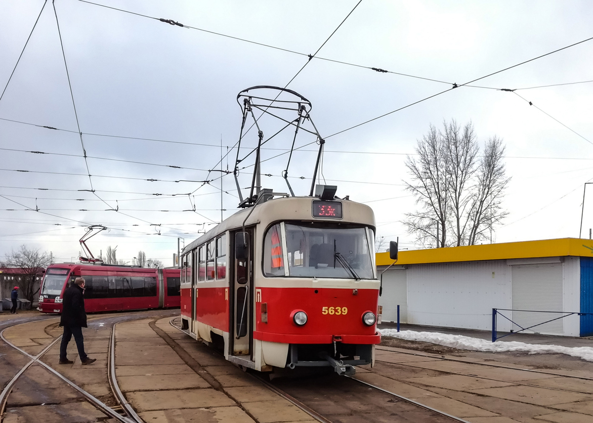 Киев, Tatra T3SUCS № 5639; Киев — Конечные станции и кольца; Киев — Покатушки 06.03.21 на трамваях Tatra T6A5 и БКМ 843