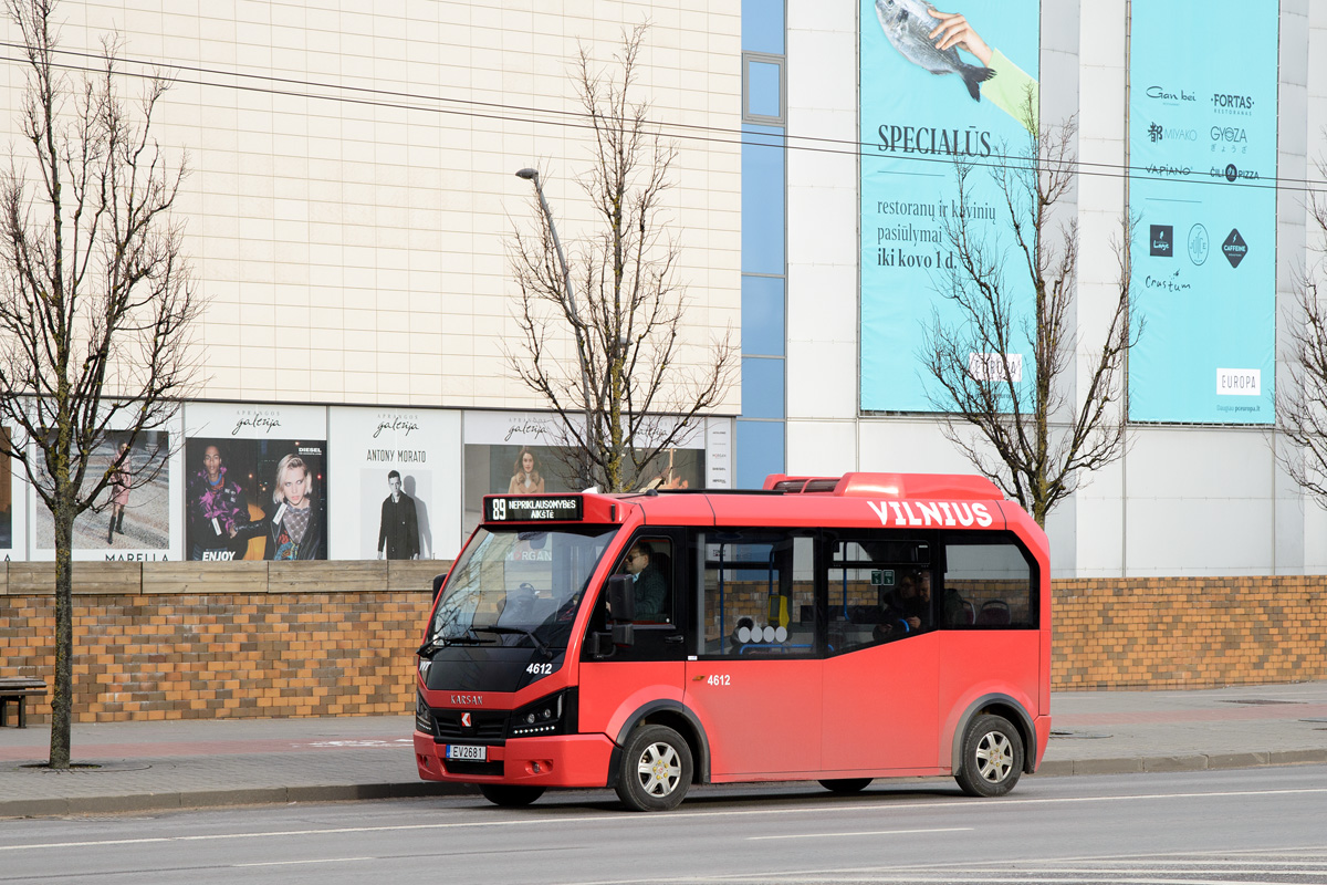 Вильнюс, Karsan e-Jest № 4612