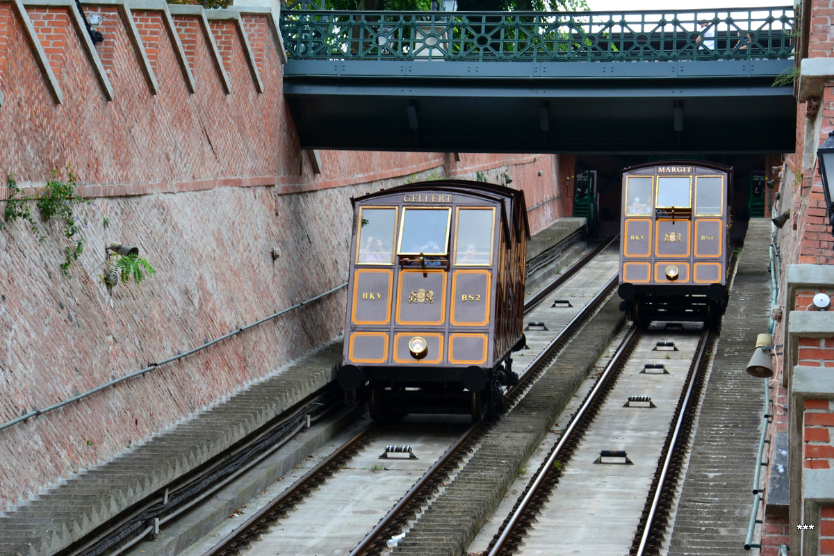 Будапешт, Фуникулёр* № BS2; Будапешт, Фуникулёр* № BS1