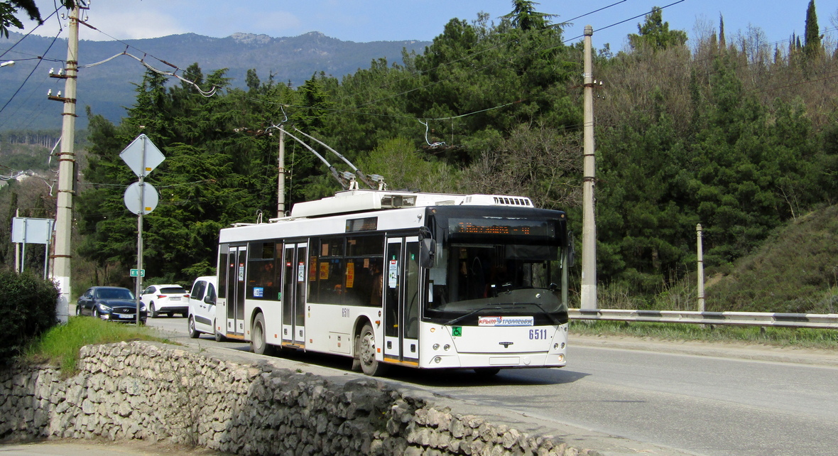 Крымский троллейбус, СВАРЗ-МАЗ-6275 № 6511