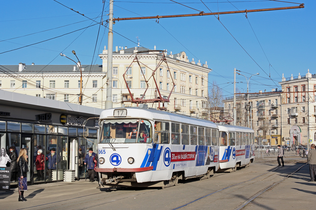 Екатеринбург, Tatra T3SU (двухдверная) № 065 Екатеринбург, Tatra T3SU (двухдверная) № 065