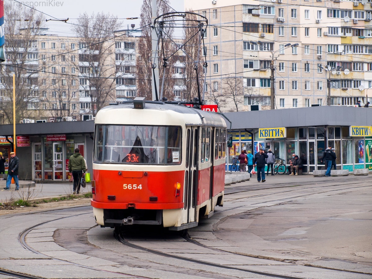 Киев, Tatra T3SUCS № 5654
