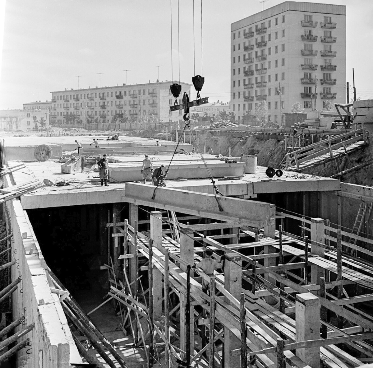 Maskva — Metro — [6] Kaluzhsko-Rizhskaya Line; Maskva — Metropolitan — historical photos (1933-1991)