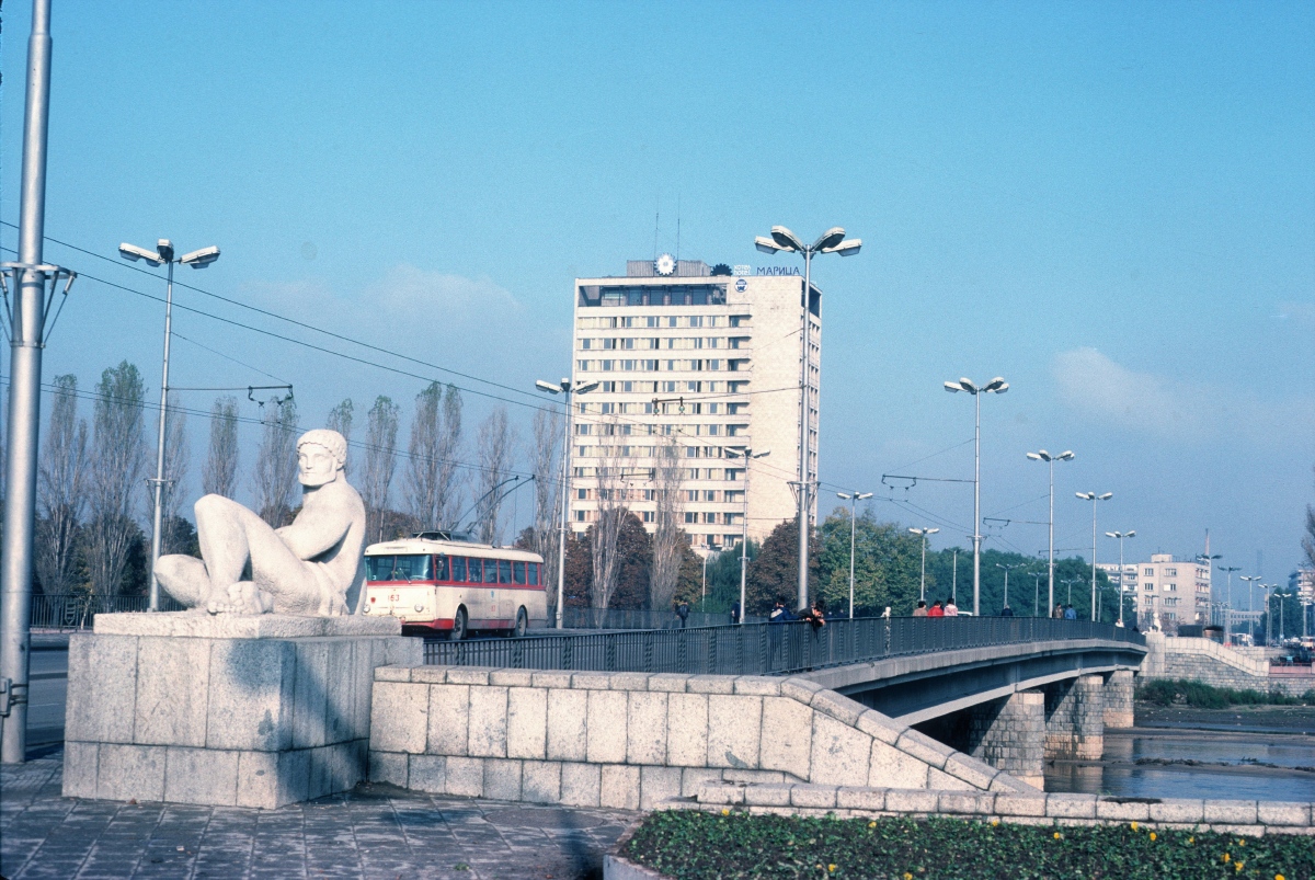 Пловдив, Škoda 9Tr13 № 163; Пловдив — Исторически снимки — Тролейбуси • Исторические фотографии — Троллейбусов