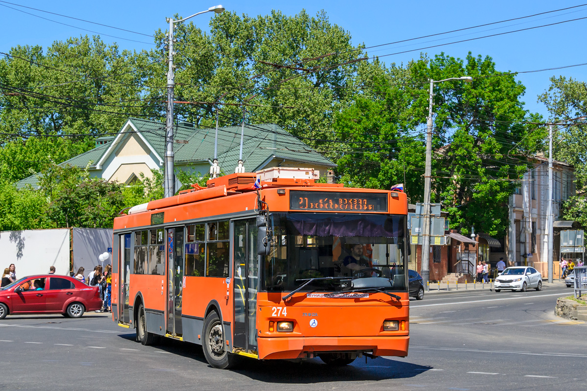 Краснодар, Тролза-5275.03 «Оптима» № 274