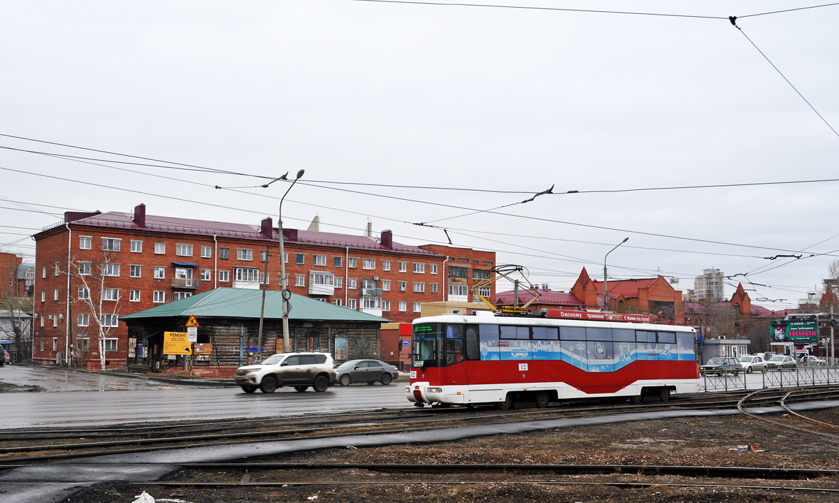 Омск, БКМ 62103 № 12; Омск — Конечные станции и разворотные кольца