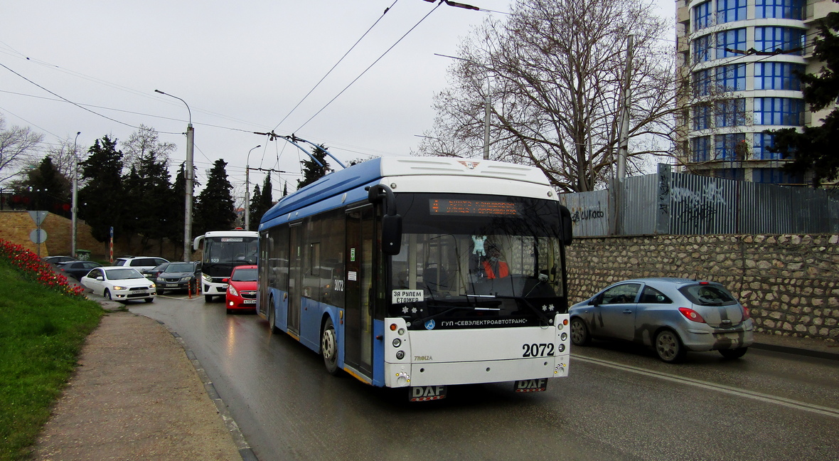 Sevastopol, Trolza-5265.03 “Megapolis” # 2072 Sevastopol, Trolza-5265.03 “Megapolis” # 2072