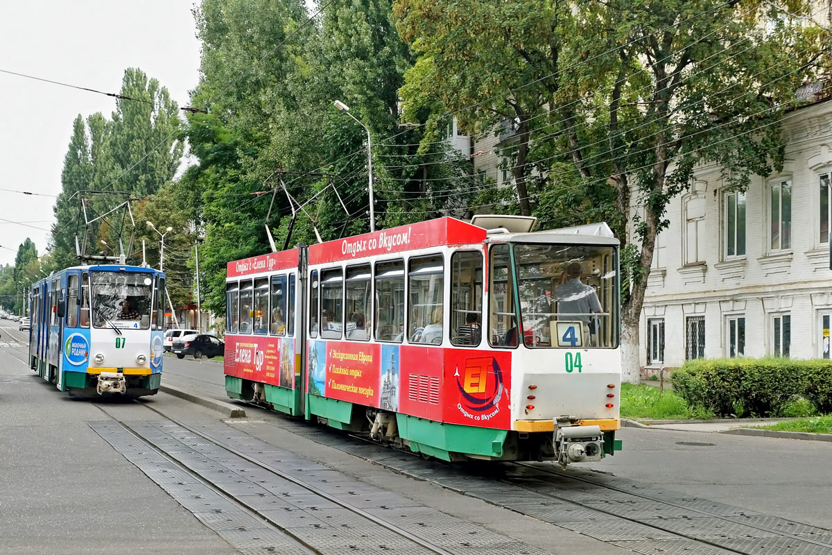 Пятигорск, Tatra KT4D № 07; Пятигорск, Tatra KT4D № 04