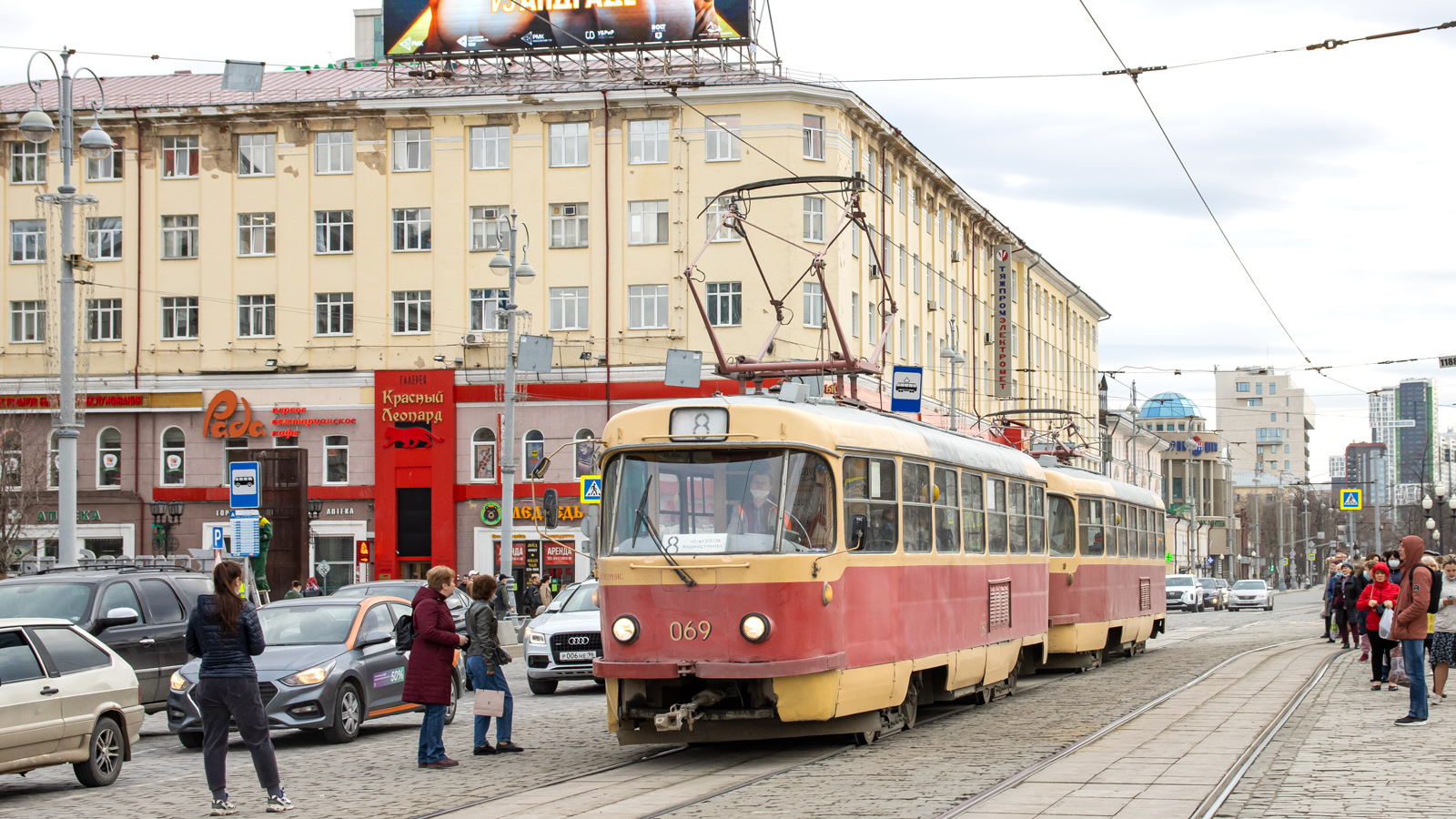 Екатеринбург, Tatra T3SU (двухдверная) № 069