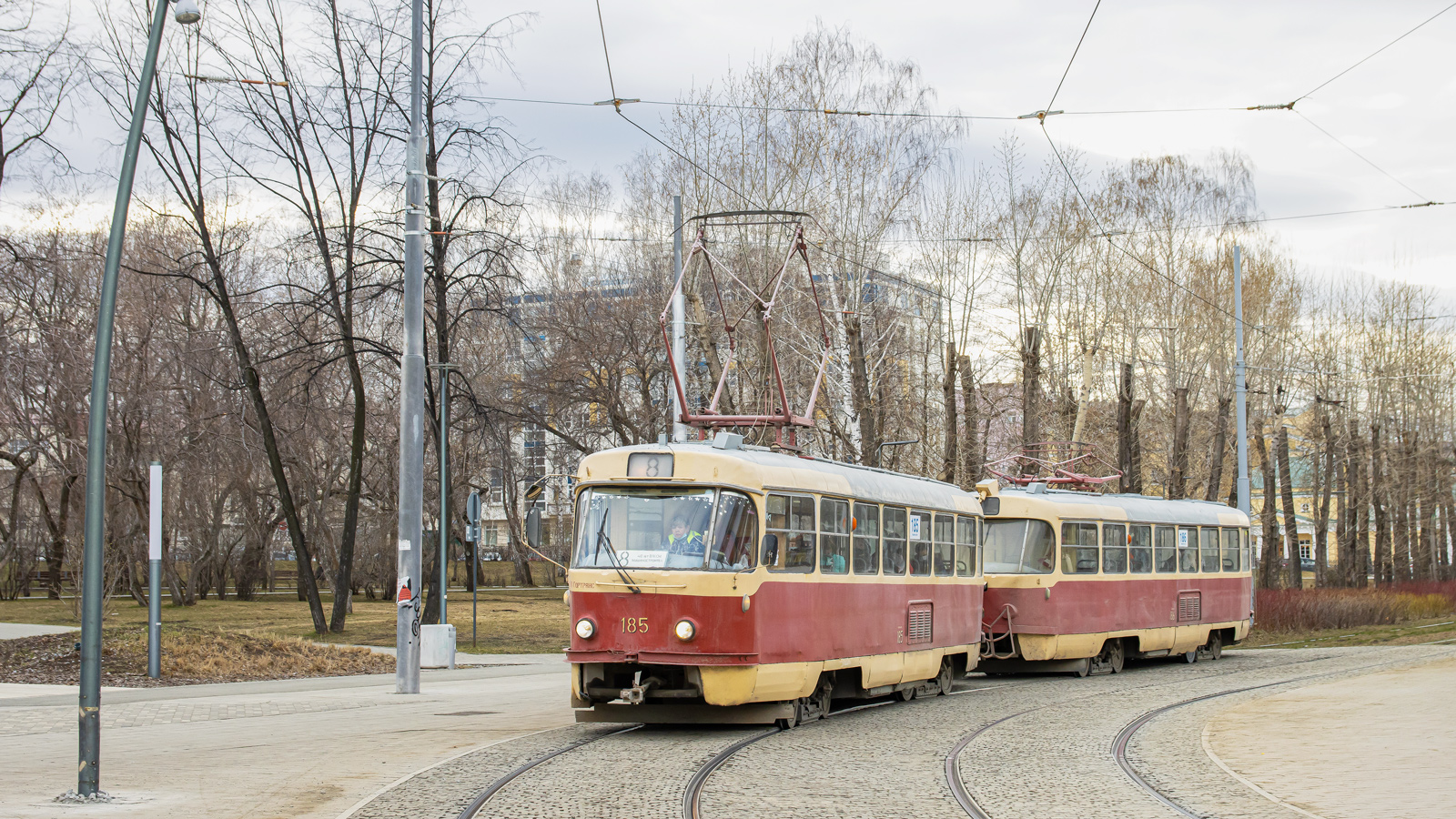 Екатеринбург, Tatra T3SU № 185; Екатеринбург, Tatra T3SU № 186