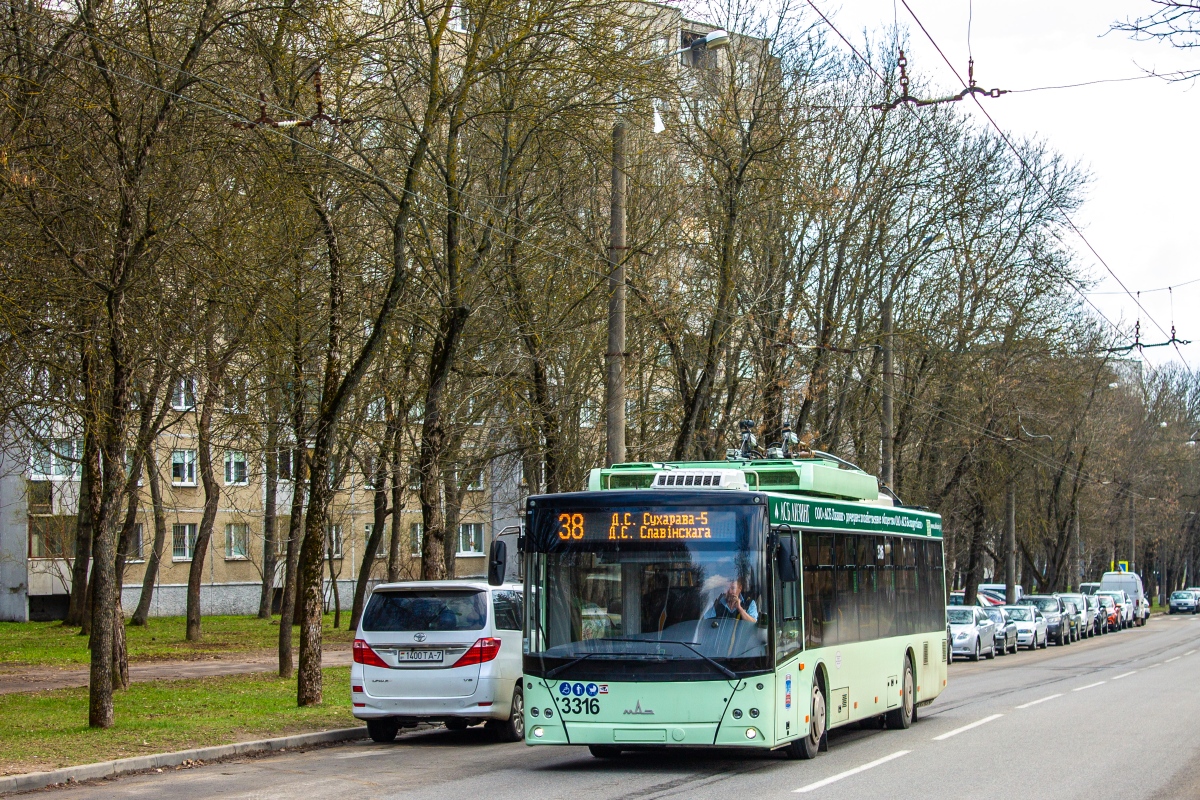 Mińsk, MAZ-203T70 Nr 3316