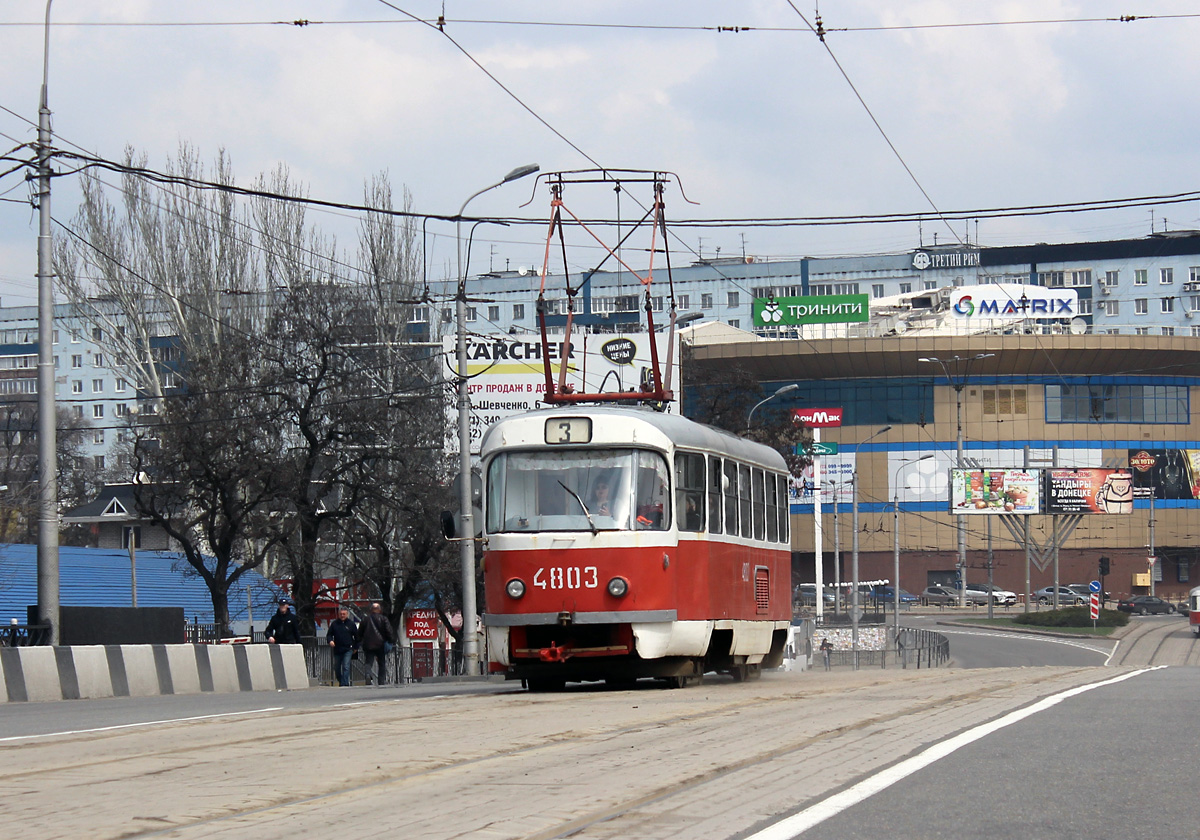 Donețk, Tatra T3SU (2-door) Nr. 4803