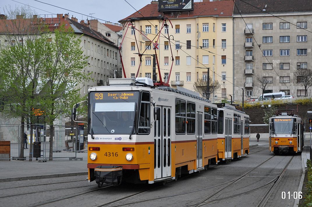 Budapešť, Tatra T5C5K2 č. 4316