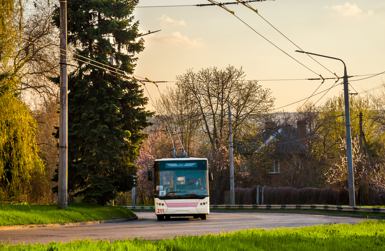 Запорожье, ЛАЗ E183D1 № 211