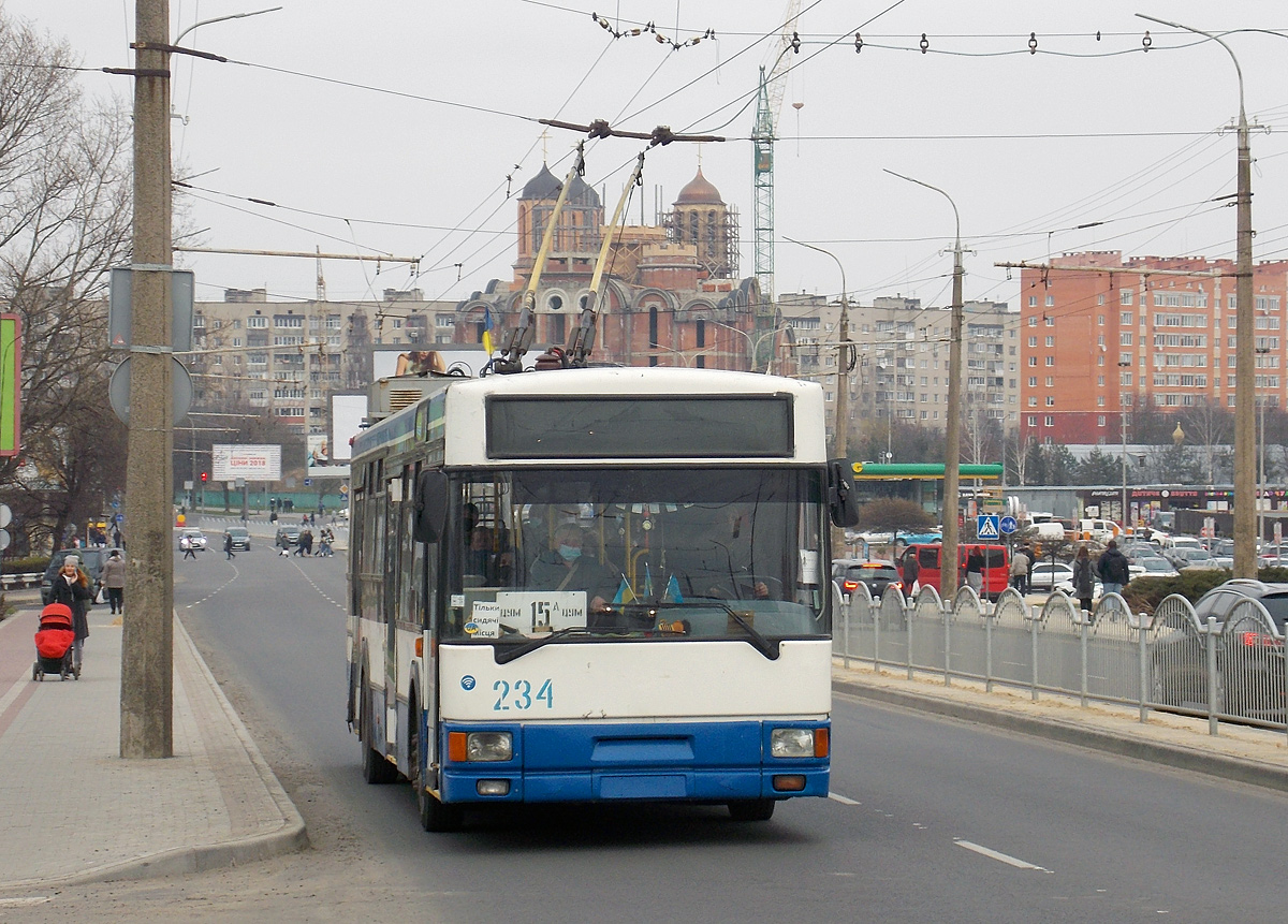 Луцк, Jelcz/PNTKM M121E № 234 Луцк, Jelcz/PNTKM M121E № 234