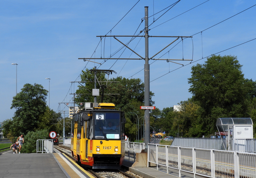 Warsaw, Konstal 105Na Br. 1267 Warsaw, Konstal 105Na Br. 1267
