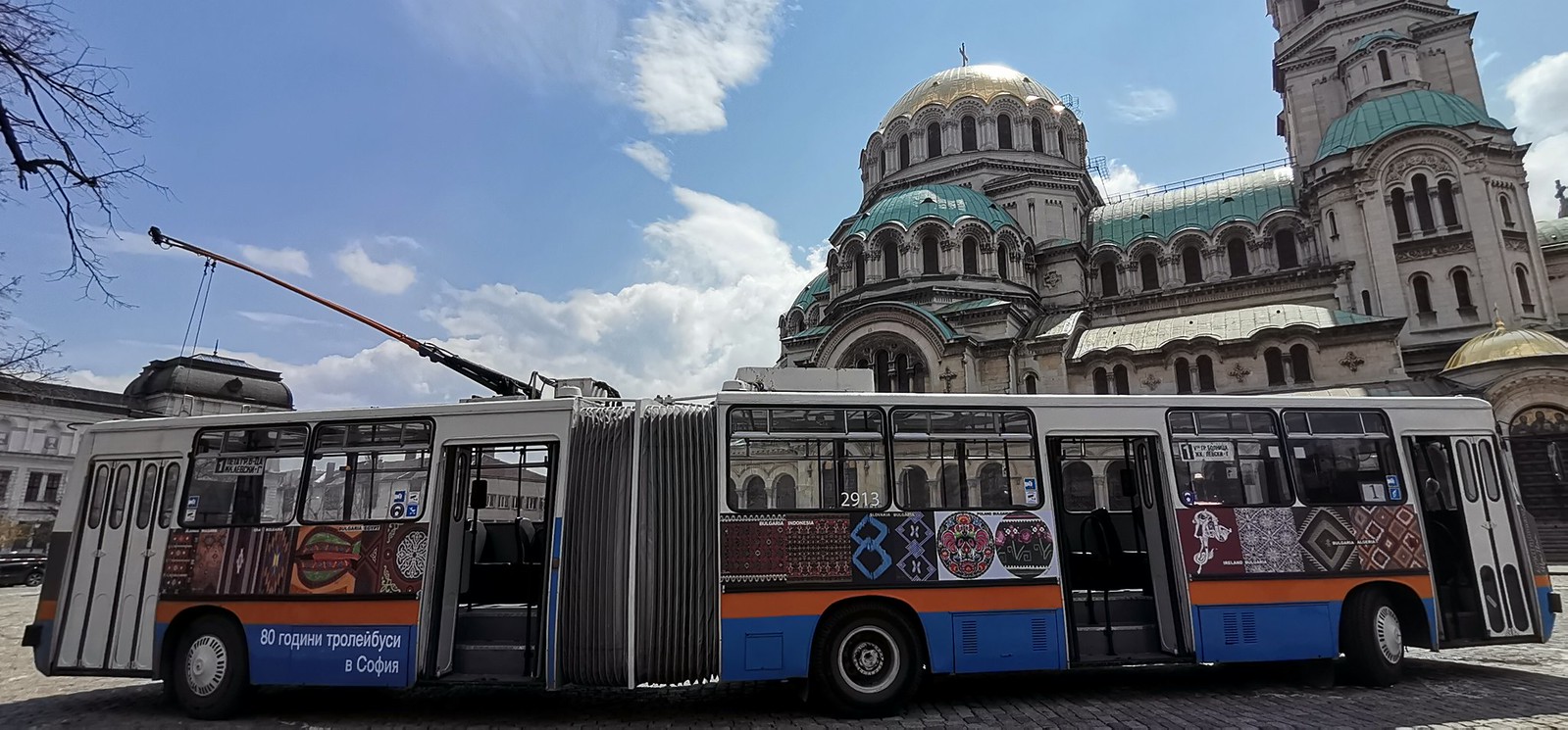 София, Ikarus 280.92 № 2913; София — Честване 80 години тролейбусен транспорт в София — 20.04.2021