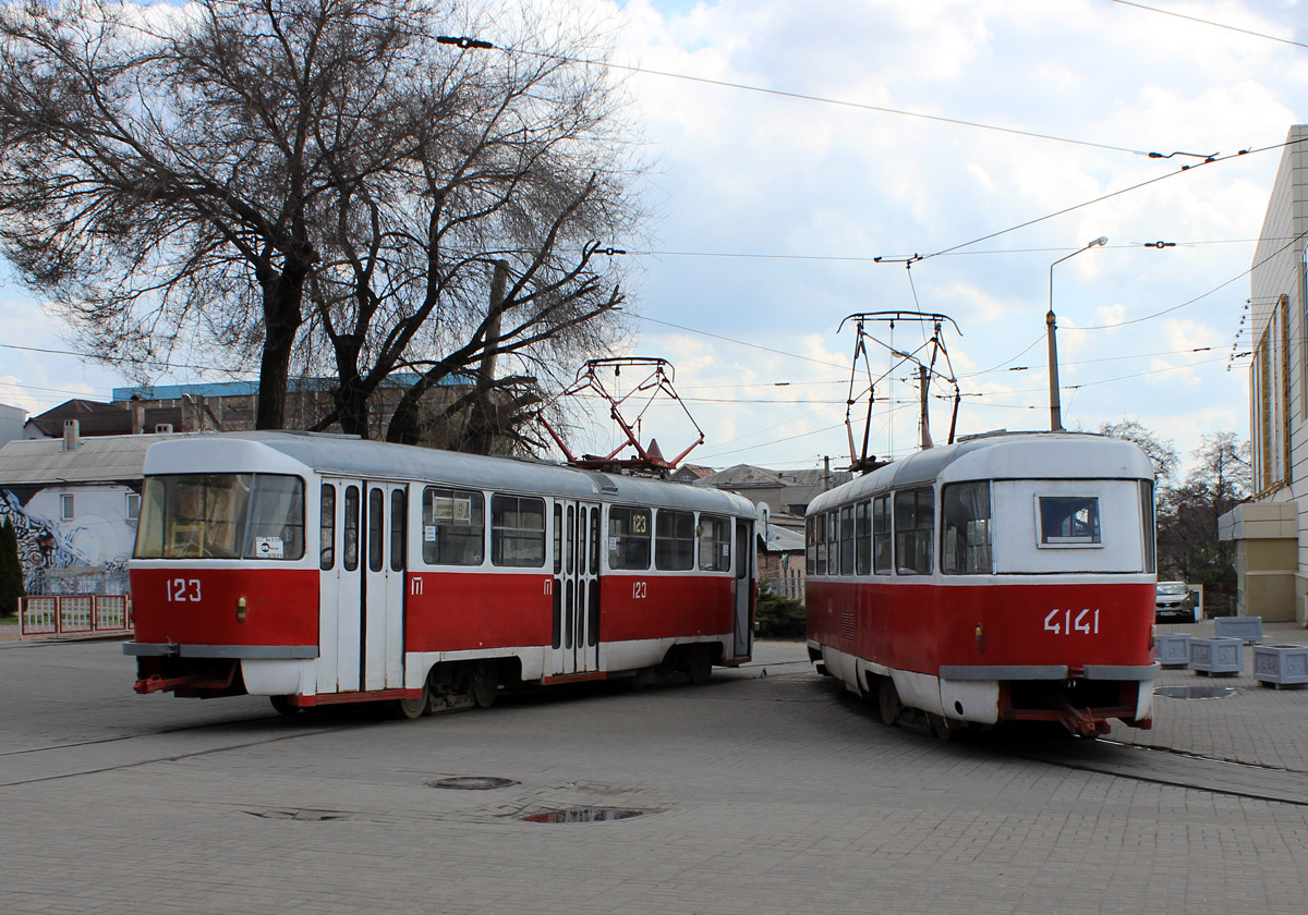 დონეცკი, Tatra T3SU № 123; დონეცკი, Tatra T3SU № 4141