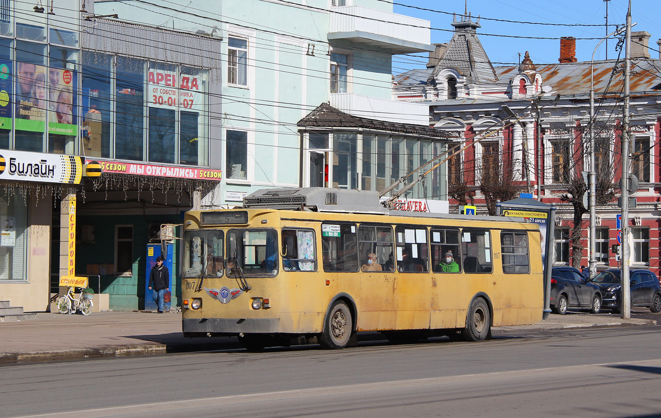 Рязань, ЗиУ-682ГМ1 (с широкой передней дверью) № 1107