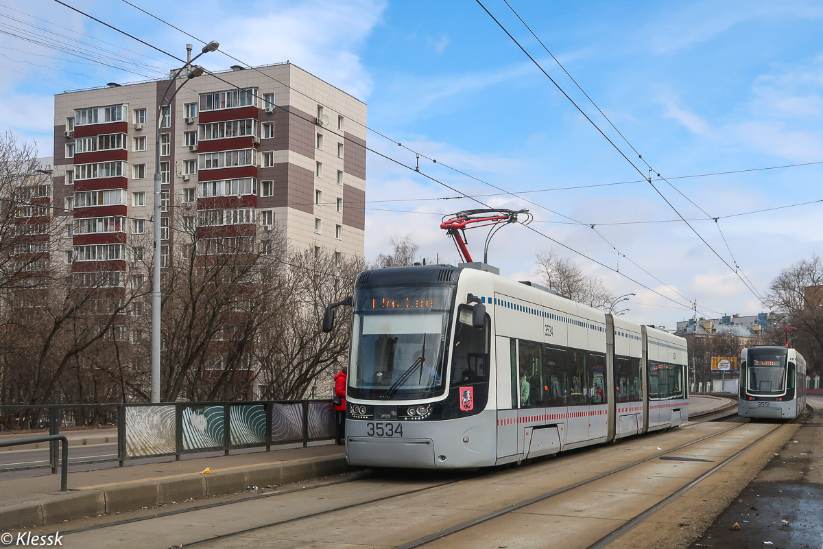 Москва, 71-414 (Pesa Fokstrot) № 3534